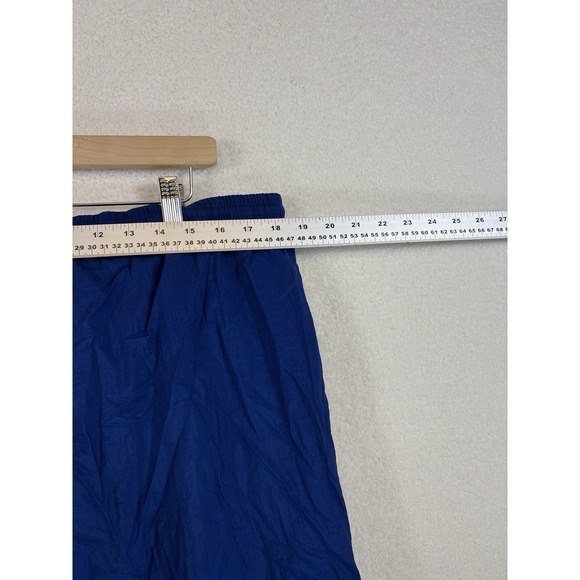 Vintage Puma Track Pants Y2K Mens Large Blue Windbreaker Sweatpants Athletic NEW - Picture 6 of 11